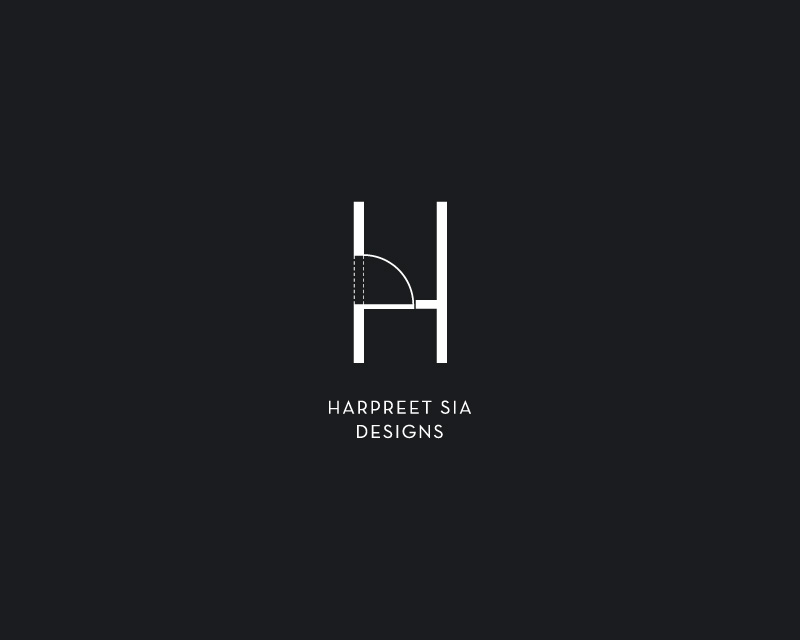 Identity creation (logo design and brand strategy) and print design (business cards) for New York based architect, Harpreet Sia.